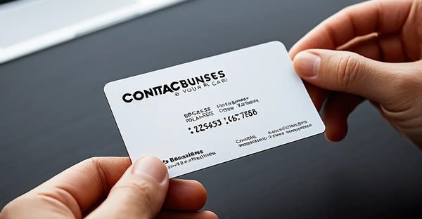 Carte de visite sans contact : modernisez vos échanges pros