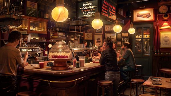 Découvrez les délices croustillants d'un bar à crêpes traditionnel